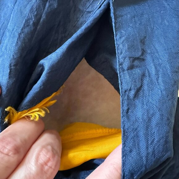 Match 1 Men's Size XL Vintage Michigan Wolverines Puffer Coat Quarter Zip - Picture 6 of 13